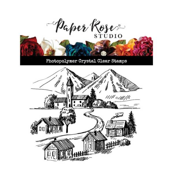 Paper Rose - Small Town Clear Stamp