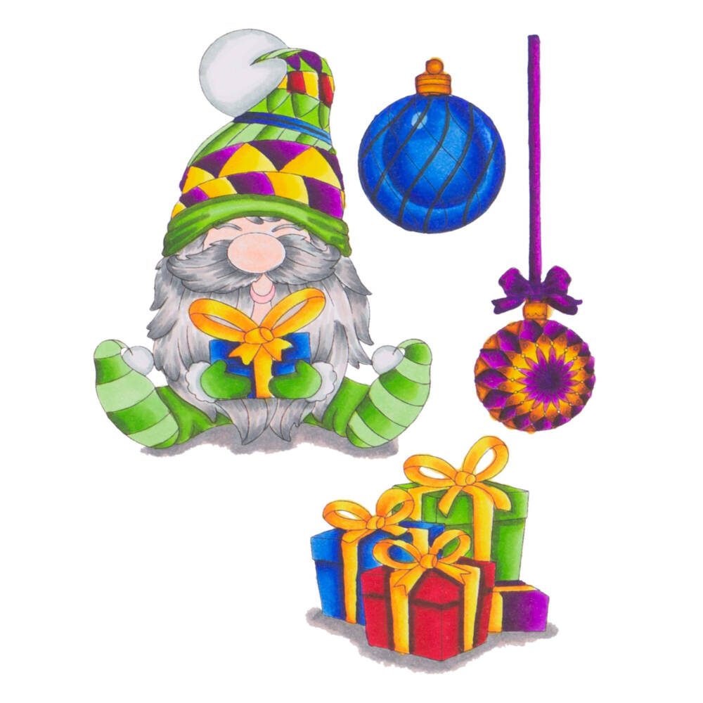 CC - Stamp & Colour Stamps - Christmas Presents - Image 3