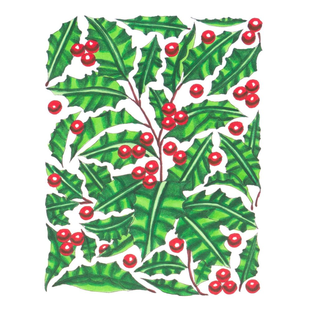 CC - Stamp & Colour Stamps - Holly Background - Image 3