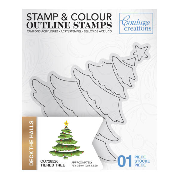 CC - Stamp & Colour Stamps - Tiered Tree