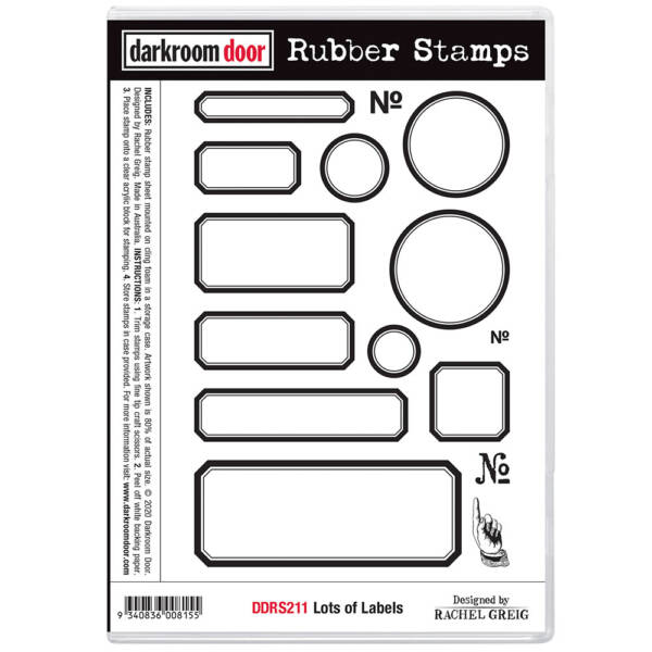 Darkroom Door Stamp Set - Lots of Labels
