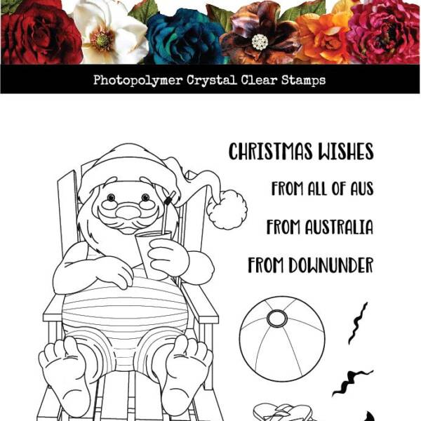 Paper Rose - Summer Santa Clear Stamp