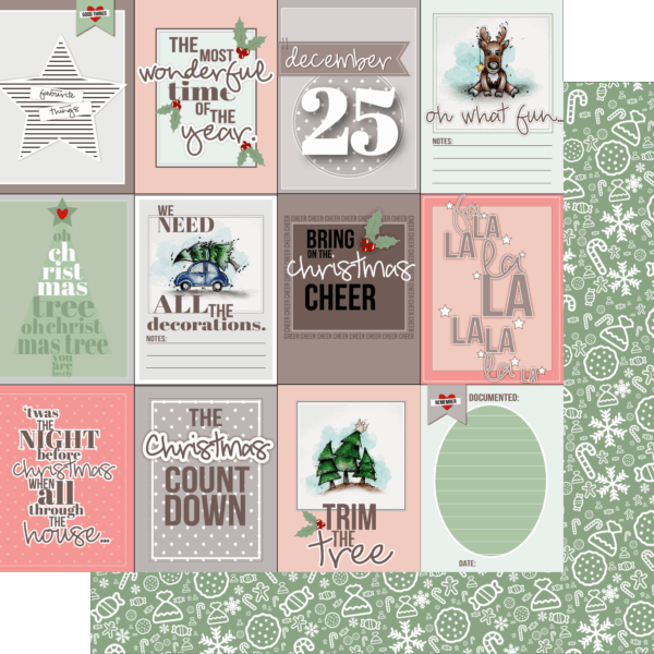 Uniquely Creative - 12x12 Paper - Days of December - Trim the Tree