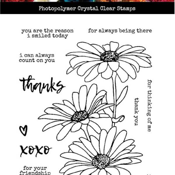 Paper Rose - Daisy Bouquet Clear Stamp