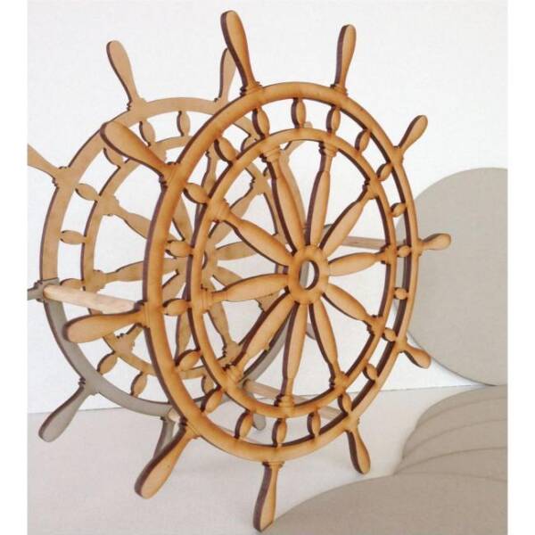 Scrapmatts - Ship's Wheel Caddy