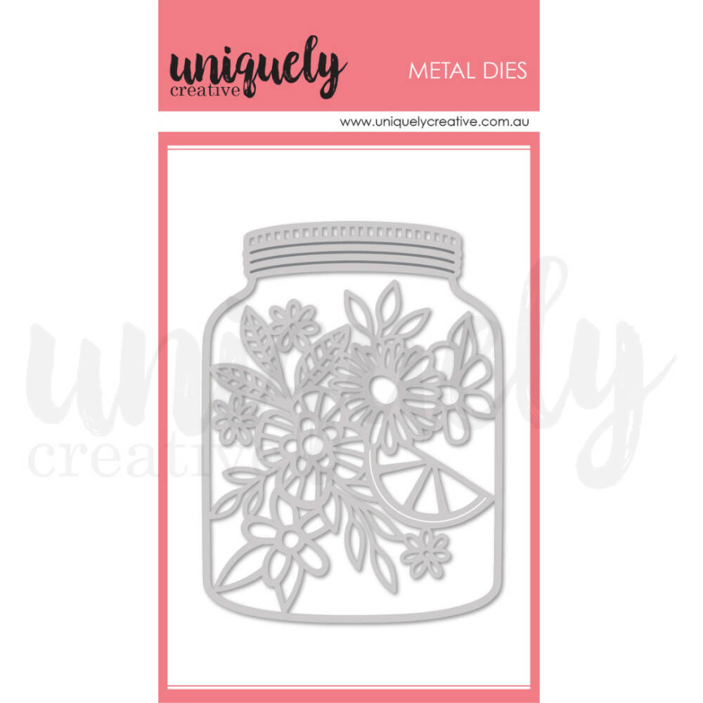 Uniquely Creative - Metal Die - Summer Mason Jar