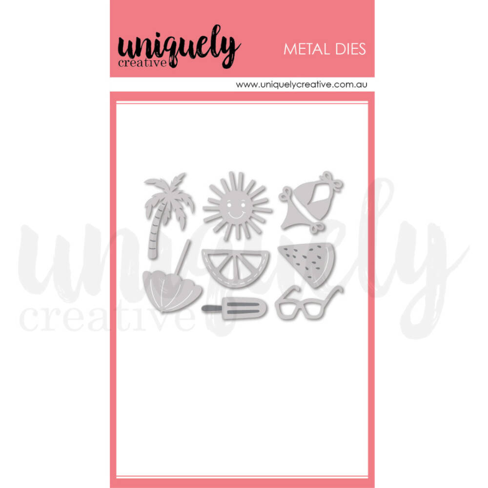 Uniquely Creative - Metal Die - Summer Icons