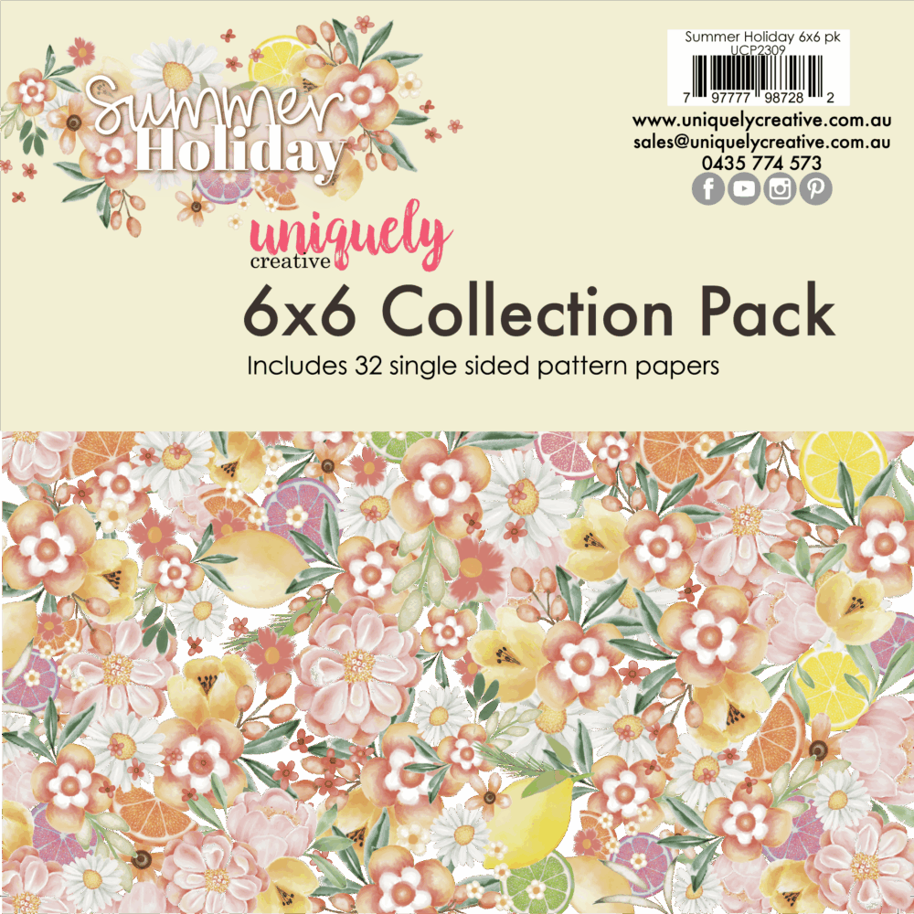 Uniquely Creative - 6 x 6 Collection Pack - Summer Holiday