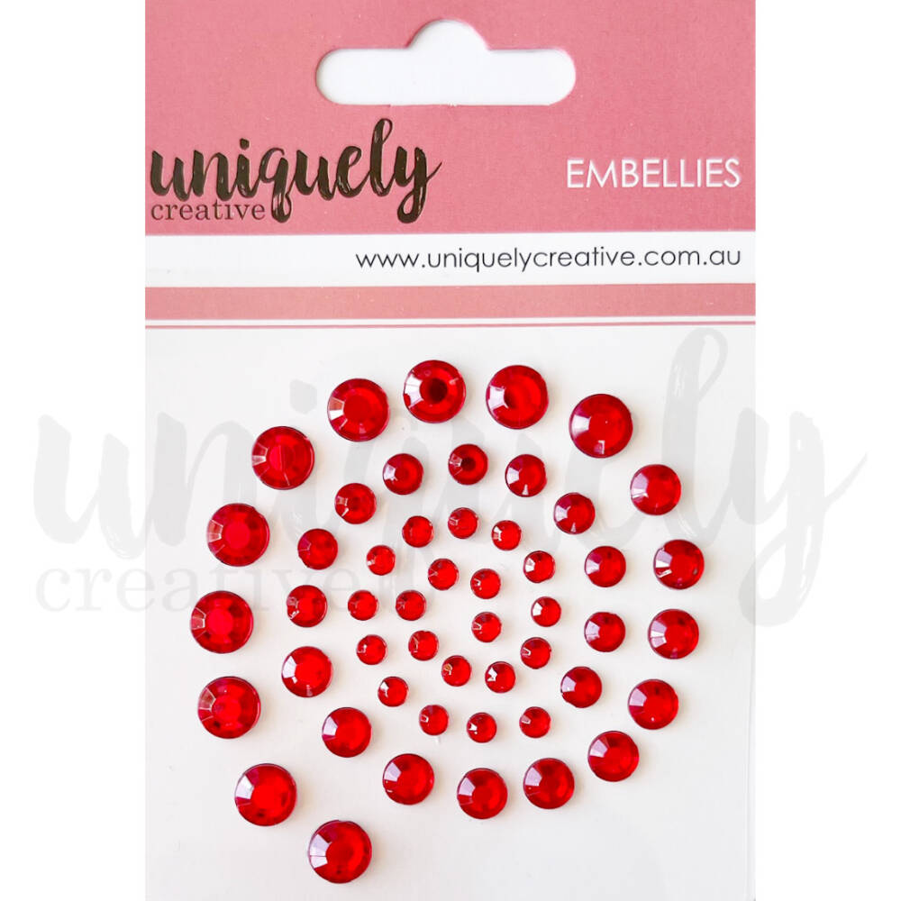 Uniquely Creative Rhinestones - Red
