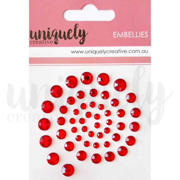 Uniquely Creative Rhinestones - Red