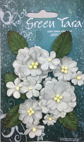 Green Tara Pastel Flower & Leaf Pack - Grey
