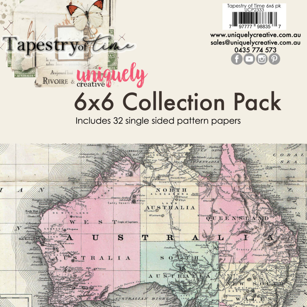 Uniquely Creative - 6 x 6 Collection Pack - Tapestry of Time