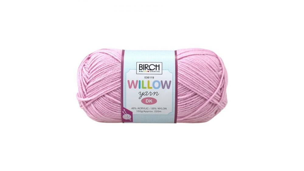 Birch Willow 8 ply - Pink Smoke