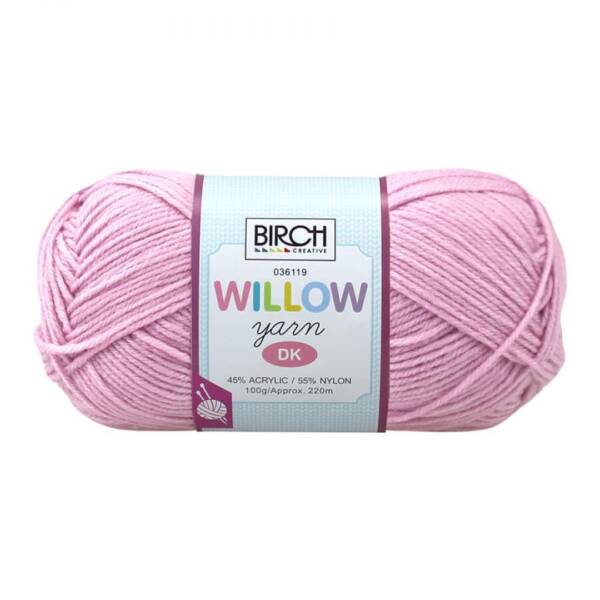Birch Willow 8 ply - Pink Smoke