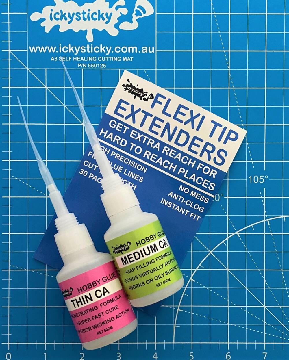 ickysticky - Hobby Glue - Flexi Tip Extenders - Image 3
