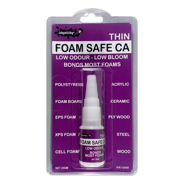 ickysticky - Hobby Glue - Thin Foam Safe CA
