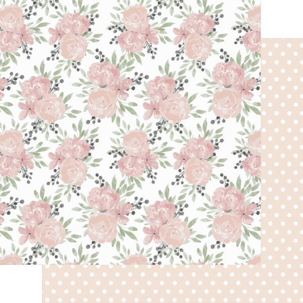 Uniquely Creative - 12x12 Paper - Hey Baby Girl - Little Angel