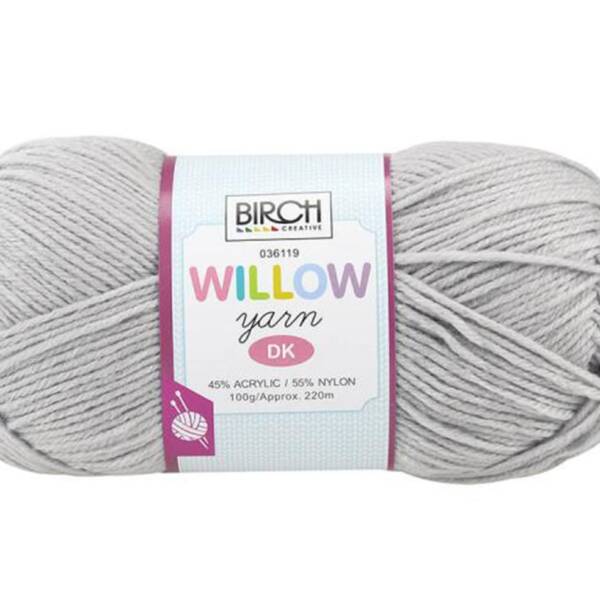 Birch Willow 8 ply - Dove Grey