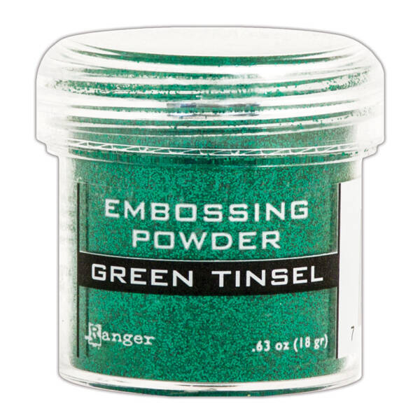 Ranger Embossing Powder - Tinsel - Green
