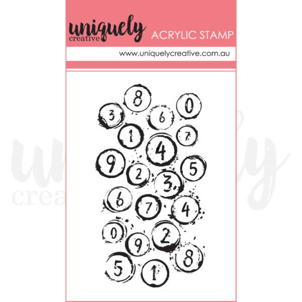 UC - Mini Stamp - Bubble Wrap Numbers