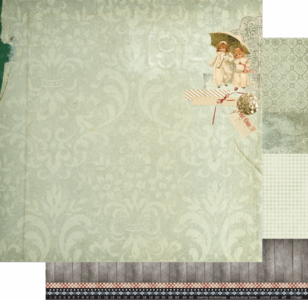 Uniquely Creative - 12x12 Paper - A Very Vintage Christmas - Joy to the World