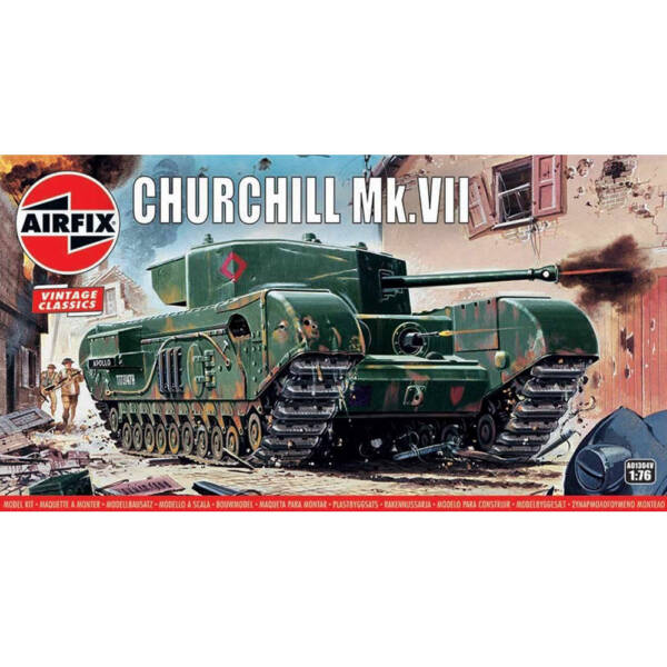 Airfix Vintage Classics Churchill Mk. VII 1/72 scale