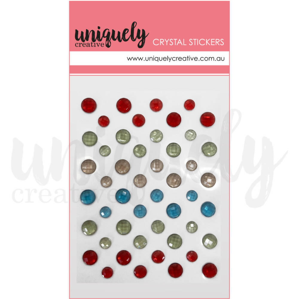 Uniquely Creative Crystal Stickers - Christmas Lustre