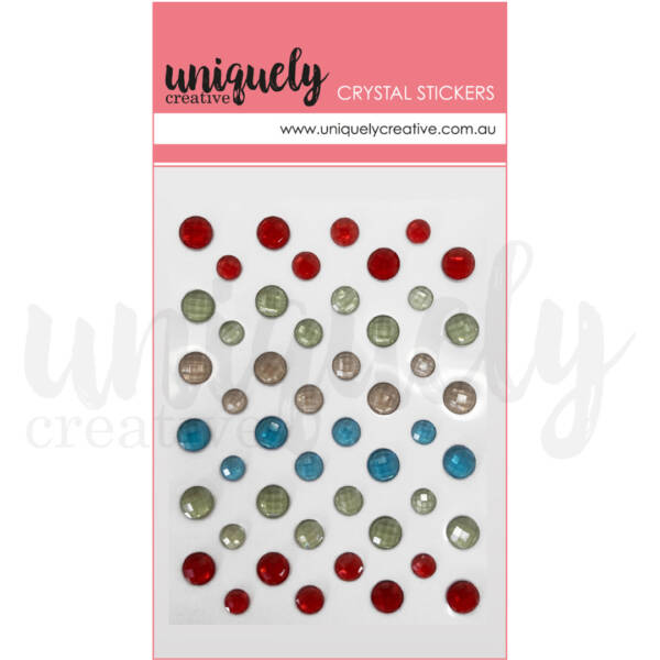 Uniquely Creative Crystal Stickers - Christmas Lustre