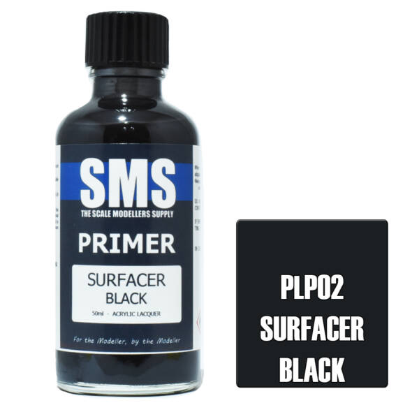SMS - Premium Primer - Surfacer Black PLP02 50ml