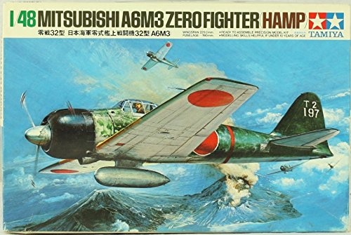 Tamiya Mitsubishi A6M3 Zero Fighter (hamp) 1/48 Scale