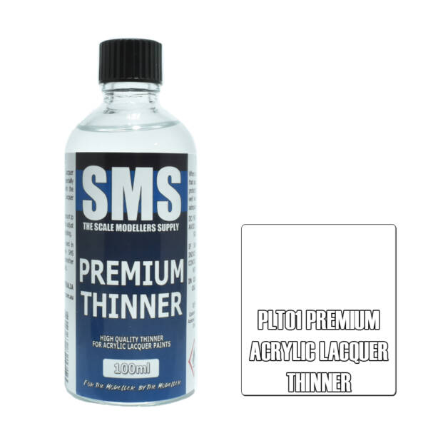 SMS Premium Thinners 100ml Acrylic Lacquer Paint Thinner