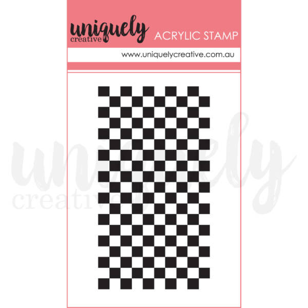 Uniquely Creative - Mini Stamp - Checkerboard