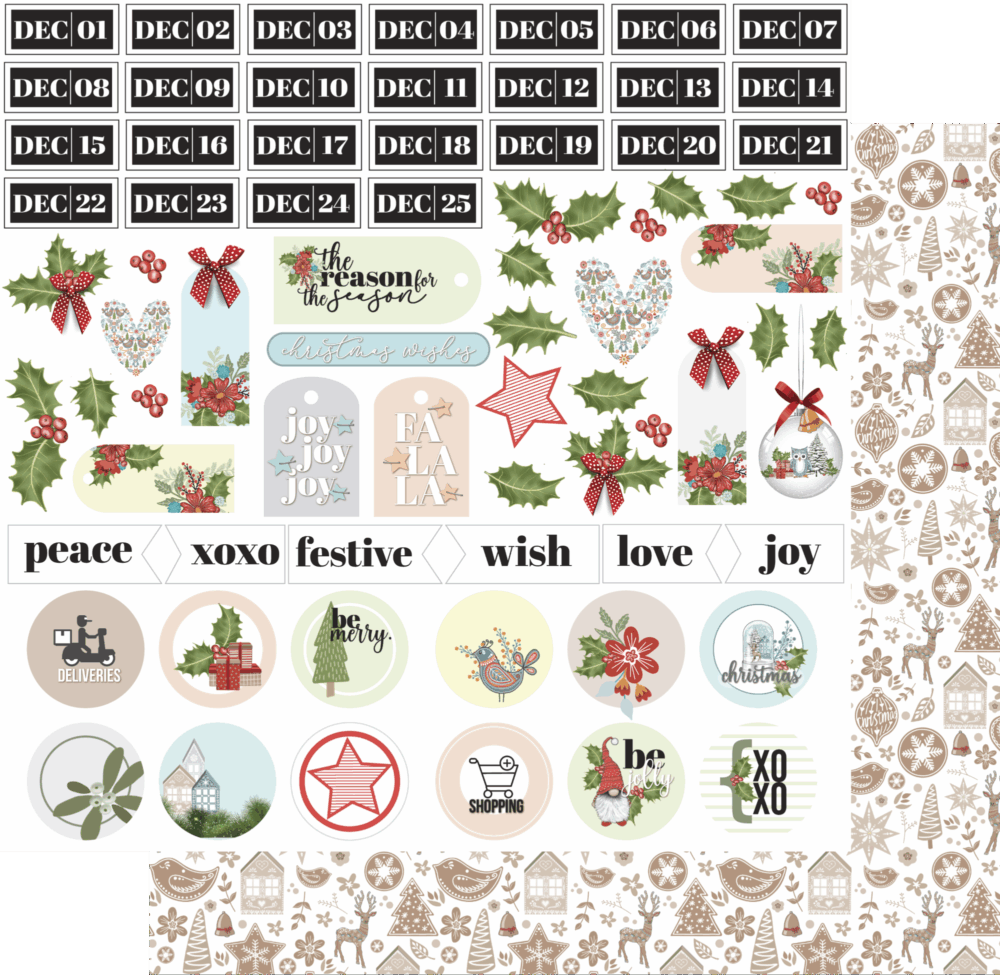 Uniquely Creative - 12x12 Paper - A December To Remember - To You, From Me