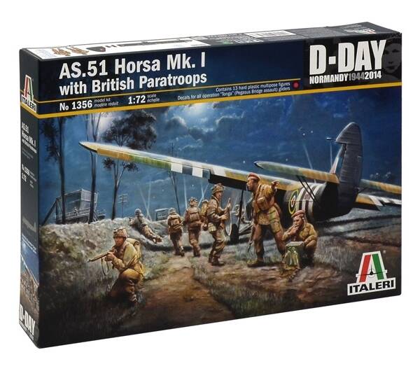 Italeri AS.51 Horsa MK.I & British Paratroops. 1:72