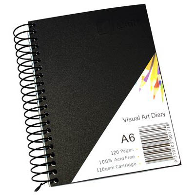 Quill Visual Art Diaries - A6 - White