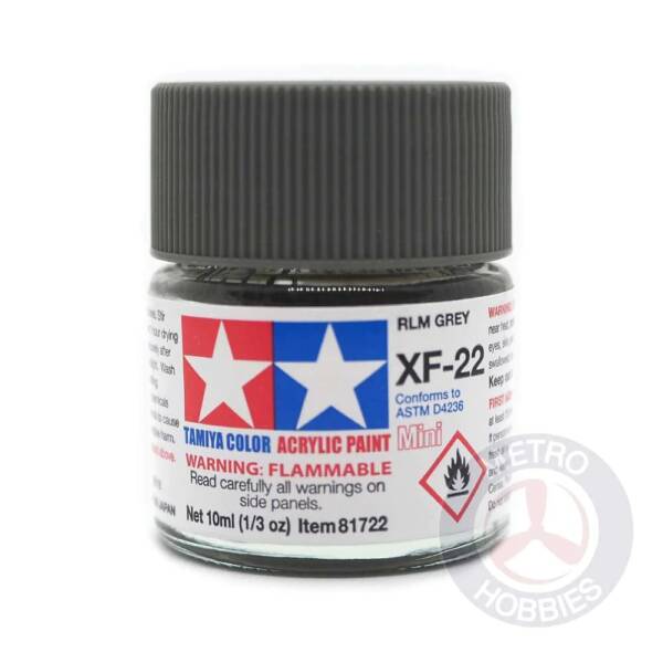 Tamiya Acrylic Paint - XF-22 RLM Grey