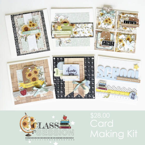 Uniquely Creative Card Making Kit - Class in Session