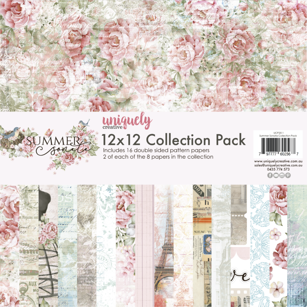 Uniquely Creative - 12x12 Collection Pack - Summer Sonata