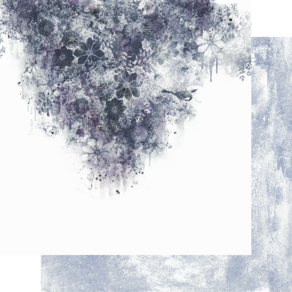 Uniquely Creative - 12x12 Paper - Indigo & Violet - Shared Secrets