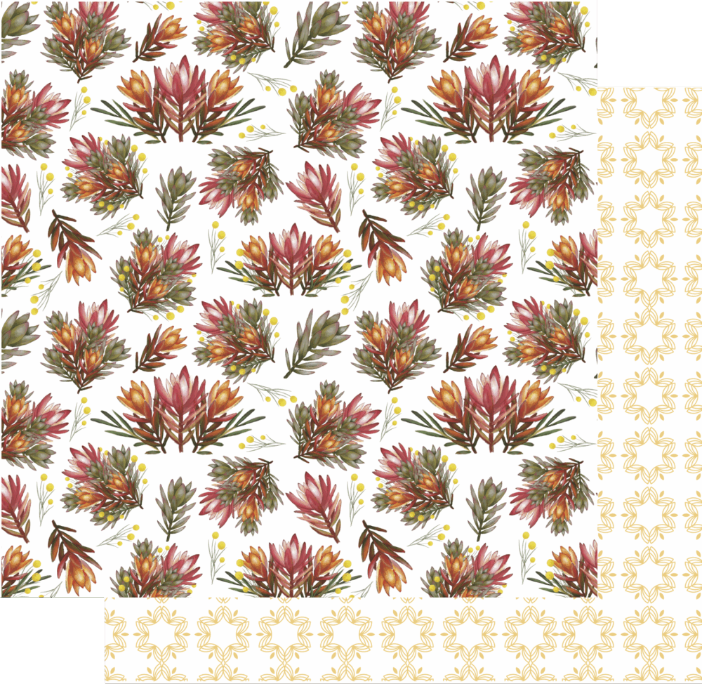 Uniquely Creative - 12x12 Paper - Bushland Boutique - Country Bloom