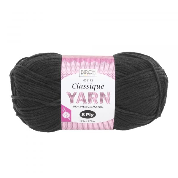 Birch Classique 8 ply - 20 Black