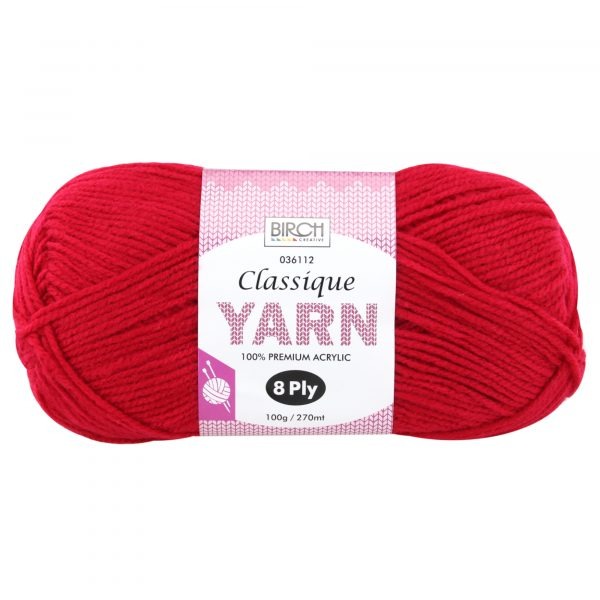 Birch Classique 8 ply - 10 Red