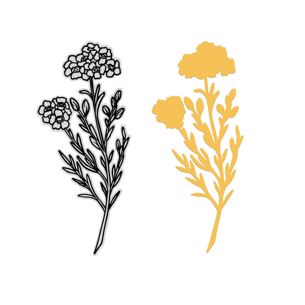 Couture Creations - Australia's Natural Beauties - Stamp and Die Set - Wax Flower - Image 2