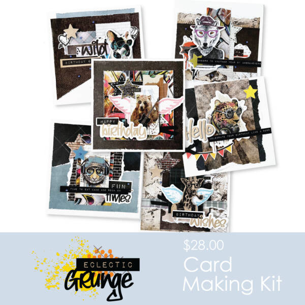 Uniquely Creative Card Making Kit - Eclectic Grunge