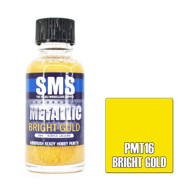 SMS - Metallic - Bright Gold PMT16 30ml