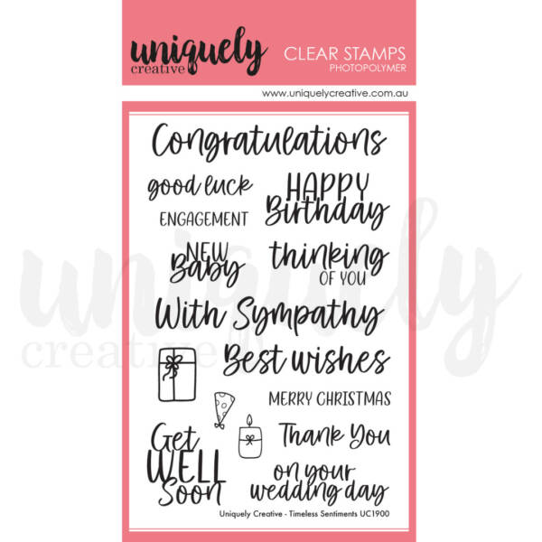 Uniquely Creative Stamp - Timeless Sentiments