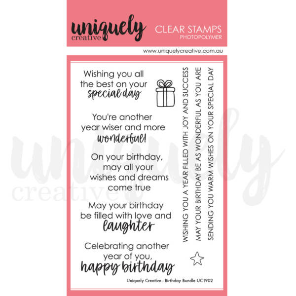 Uniquely Creative Stamp - Birthday Bundle