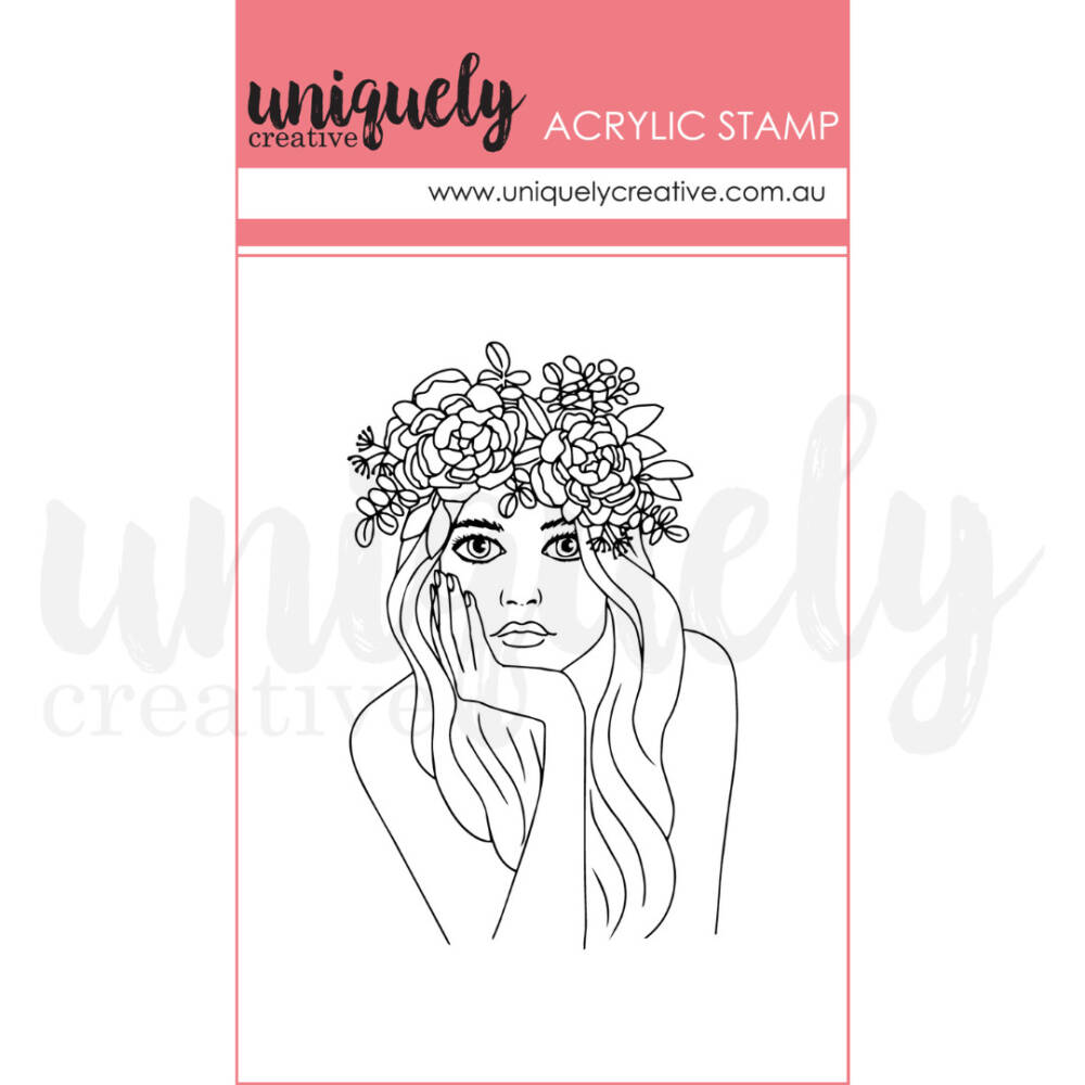Uniquely Creative - Mini Stamp - Dahlia