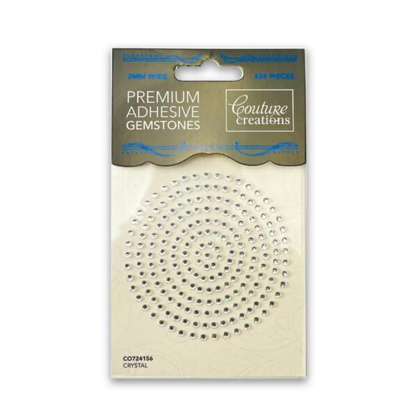 Couture Creations - Adhesive Gemstones - 3mm - Crystal