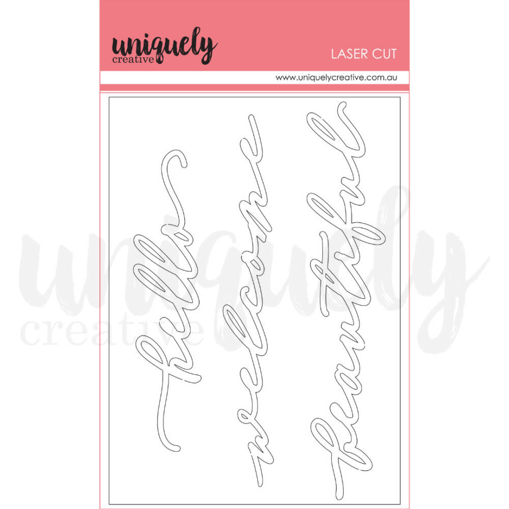 Uniquely Creative Laser Cut - Hey Baby